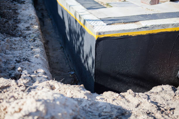 Professional Emergency Waterproofing technician working in Bellefontaine, OH